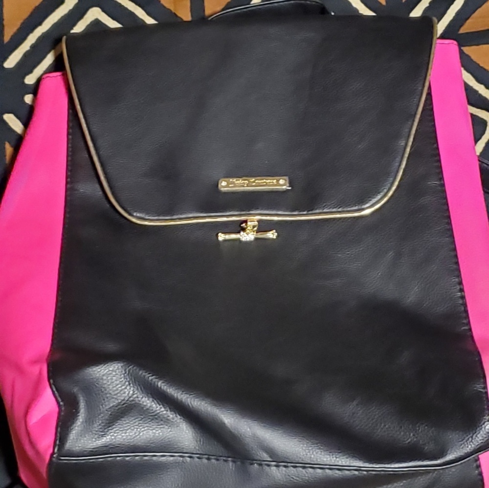 Juicy Couture Expandable Bag Backpack Shoulder Pin
